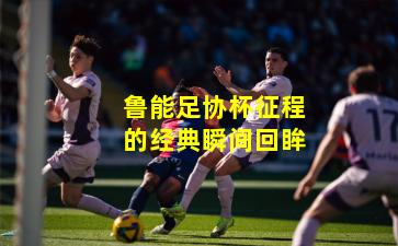 鲁能足协杯征程的经典瞬间回眸